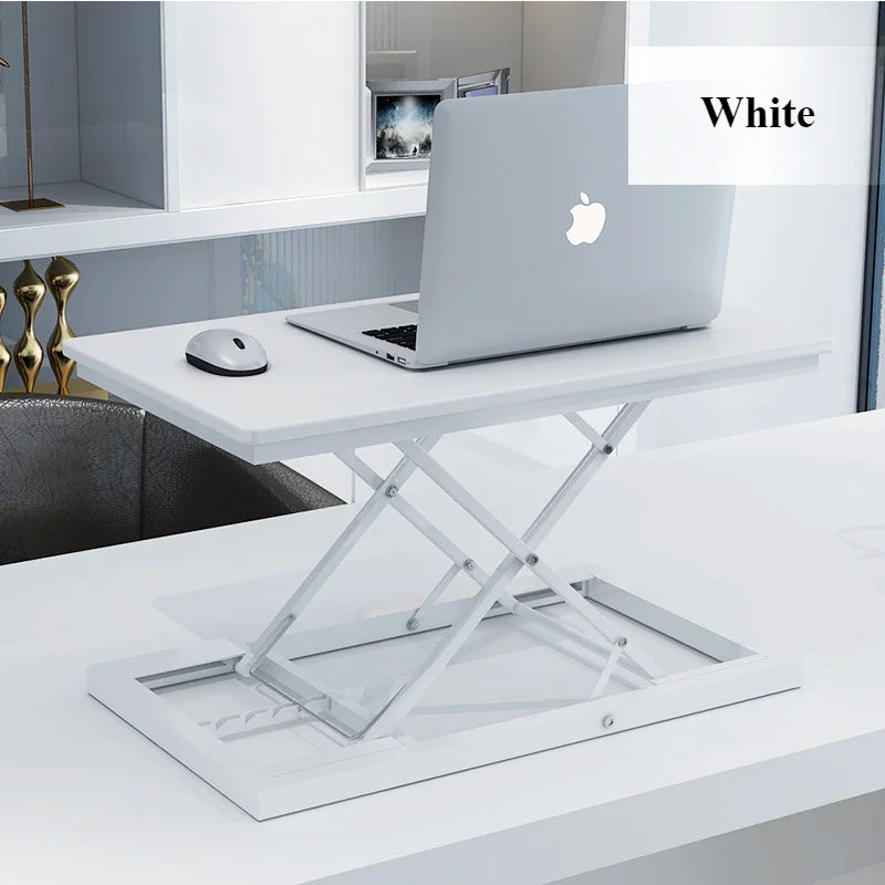 Standing Desk Converter Height Adjustable Computer Stand Riser Gas Spring Laptop Stand Riser Lightweight Sit To Stand Riser