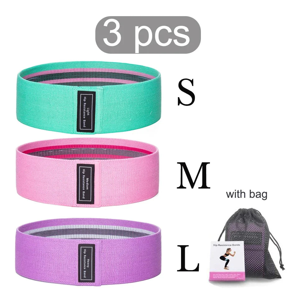 WOSWEIR Elastic Resistance Bands Set for Workout