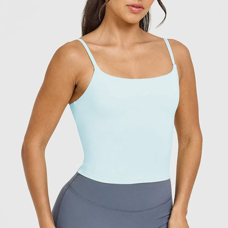 Yoga sports vest women's running fitness bra integrated with chest pad beautiful back suspender yoga clothing fitness clothing