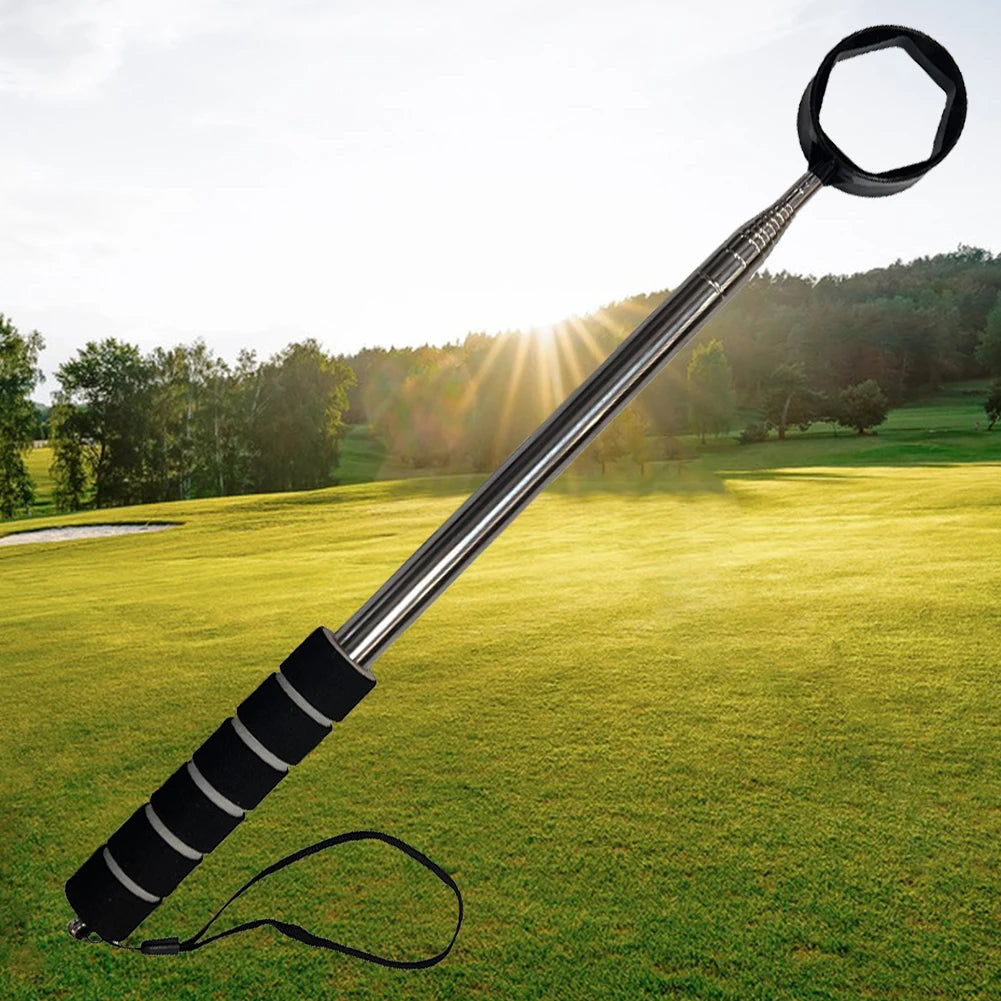 8.86 FT Telescopic Golf Ball Retriever Golf Ball Pick Up Retriever Grabber Extendable Golf Ball Retriever Gift for Golfer