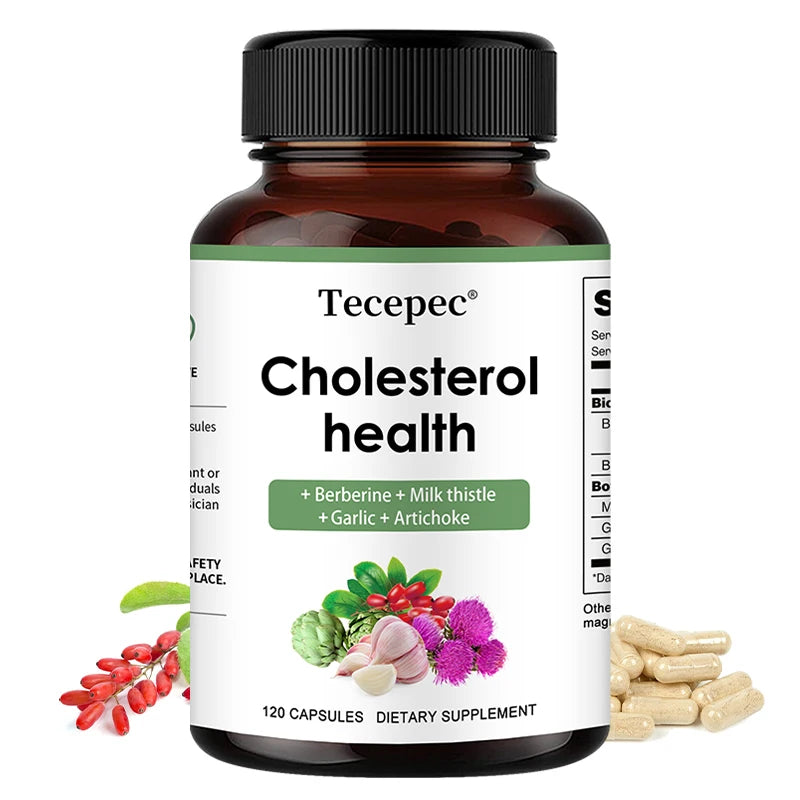Cholesterol Supplements - Improves Blood Circulation, Supports Cardiovascular Health, and Strengthens The Immune System