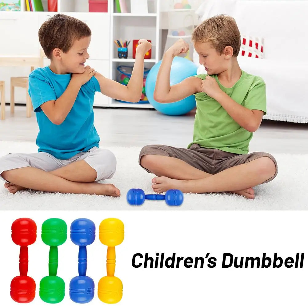 Plastic Dumbbells Children'S Sports Fitness Dumbbells Children Dumbbells Toys Fitness Barbell Toddler Equipment Fitness D8B7