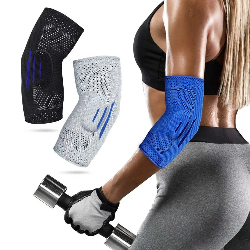 Safety Outdoor Sport Gym Wraps Elbow Protectors Elbow Protector Sports Wristband Pad Arm Sleeve Guard Elbow Silicone Support