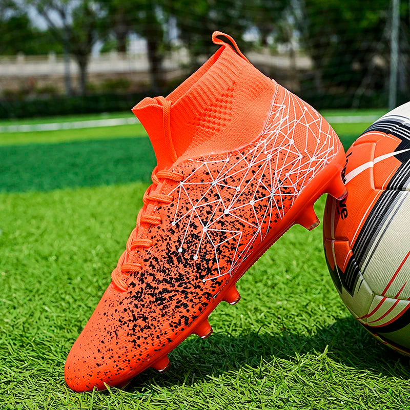 Men's safety wrapped anti-slip turf football shoes training football shoes sports shoes men's football shoes