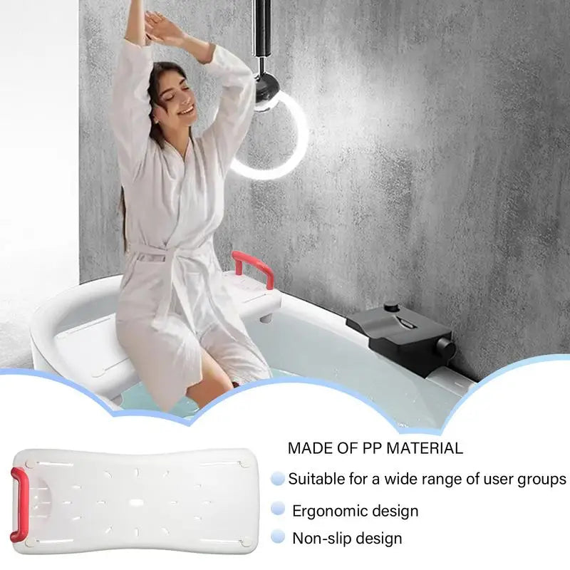 Bathtub Bench With Handle Bathtub Shower Board Seats Large Load Bearing Bathtub Shower Board For The Elderly Disabled People