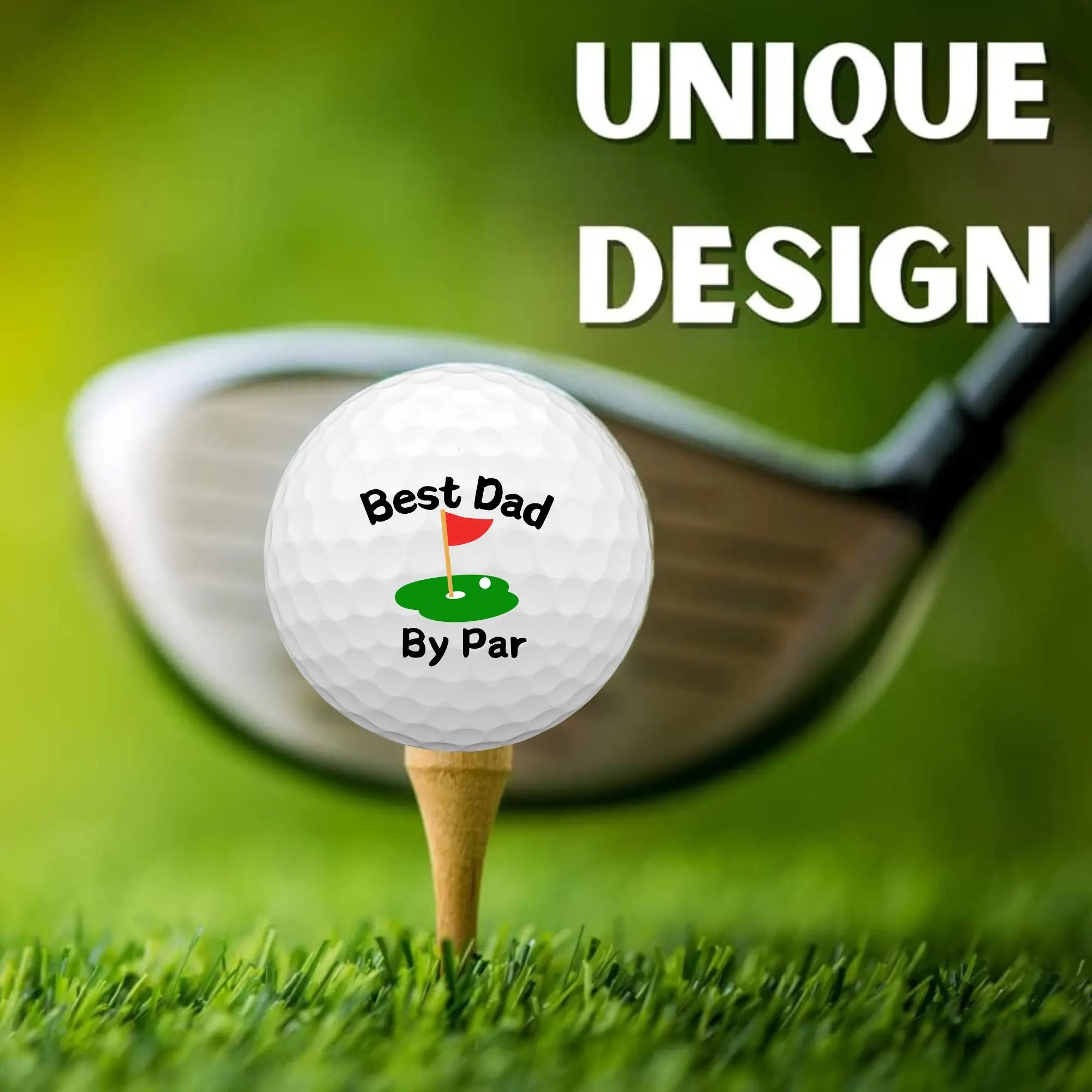 2 counts Funny Golf Balls Gift Set Funny Novelty GolferPresent for Men Dad Golfing Fan One Standard Size Unit