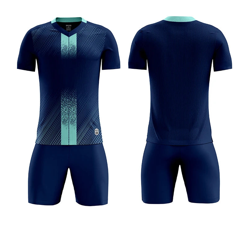 Children's Soccer Game Training Uniform Youth Team Uniform Set Infant Soccer Jersey with Quick-drying Soccer Uniform