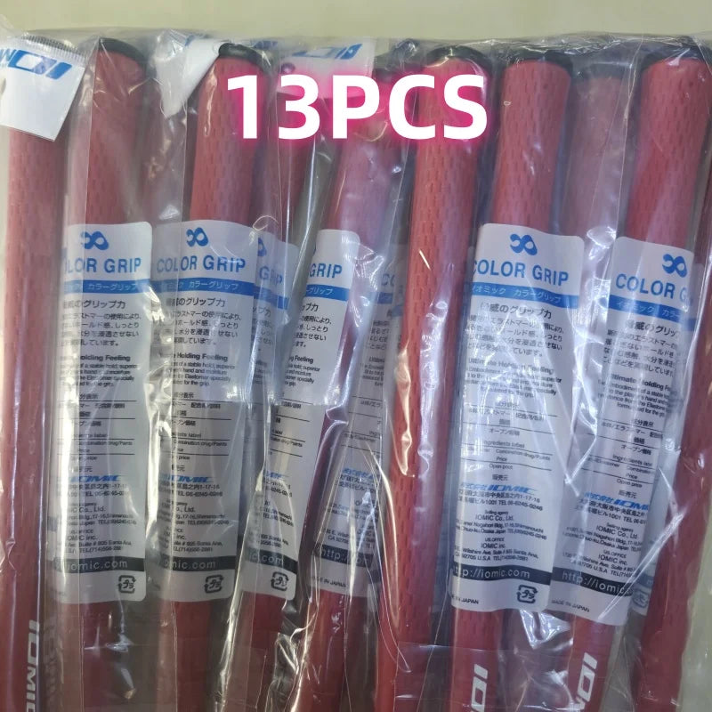 6/13pcs Golf Grips, 5 Vibrant Colors , Soft Touch Anti-Slip Design, Durable for Iron/Wood Clubs