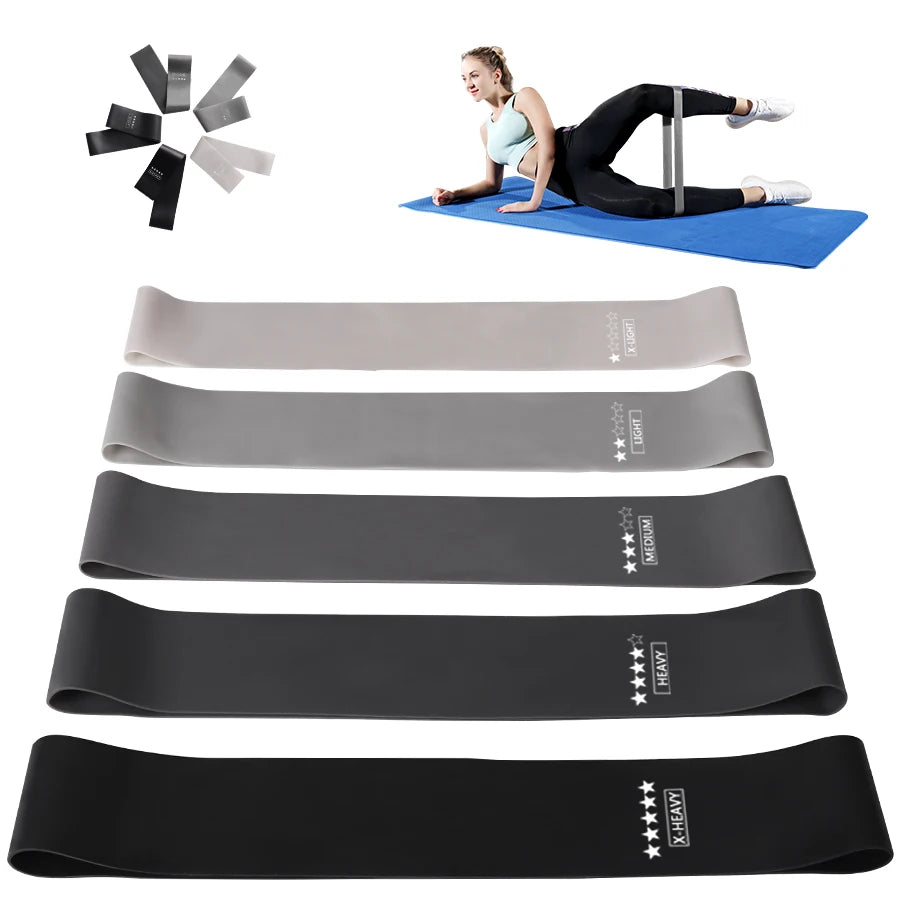 Home yoga sport resistance bands Fitness Workout training Resistance Bands Stretching Elastic Pilates Crossfit Gym Equipment