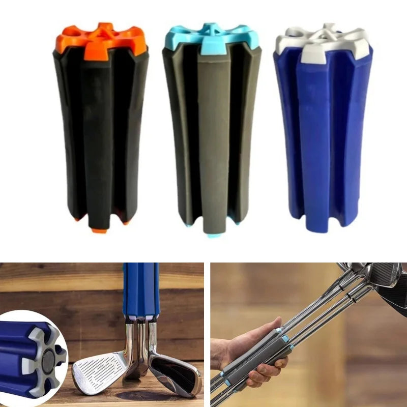 Golf Club Fixed Storage Device Portable Divider Clips Can Hold 6 Clubs Fixing Bracket Clamp Club Retainer Golf Accessories