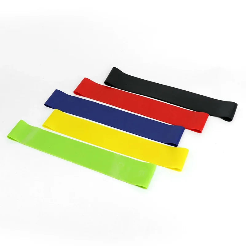 1PC Yoga Resistance Rubber Bands Indoor Outdoor Fitness Equipment 0.35mmPilates Sport Training Workout Elastic Bands