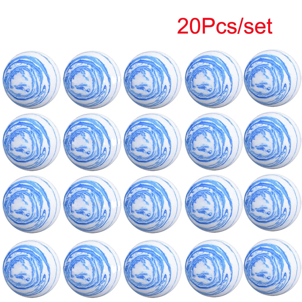 20pcs/bag golf balls 42mm diameter sports balls Rainbow Foam Practice Golf Balls for Indoor or Outdoor Golf Training Balls new
