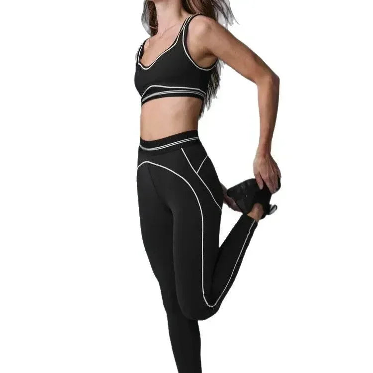 Yoga Suit Training Wear Pilates Two Piece Exercise Set