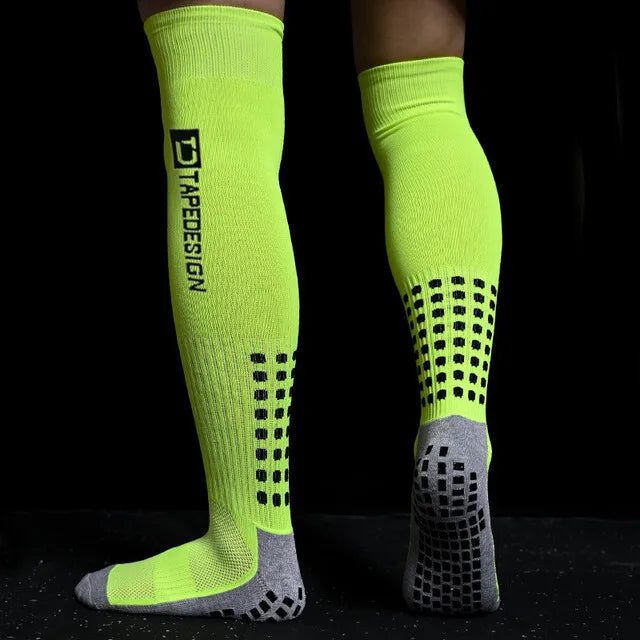 Soccer Knee 2022 New Non-Slip Breathable Men's Socks High Towel Bottom Cycling Hiking Sports Training Long Football Socks