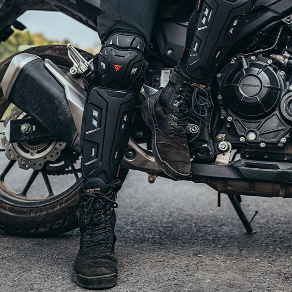 Outdoor Sport Equipment Riding Protective Gears Knee Elbow Protective Pads 4Pcs/set Motorcycle Motocross Skating Protectors