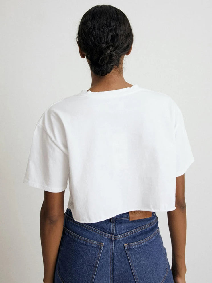 Y2K Outdoor Dance Sports Short sleeved Yoga Dress Women's Leisure Versatile Fitness Top Loose Sports T-shirt