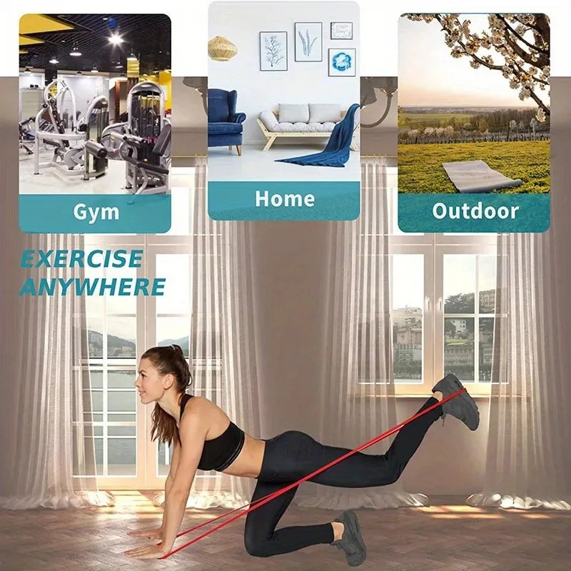 Resistance Band Set Pull Up Assistance Bands Stretch Band Resistance Heavy Workout Exercise for Physical Therapy Home Workouts