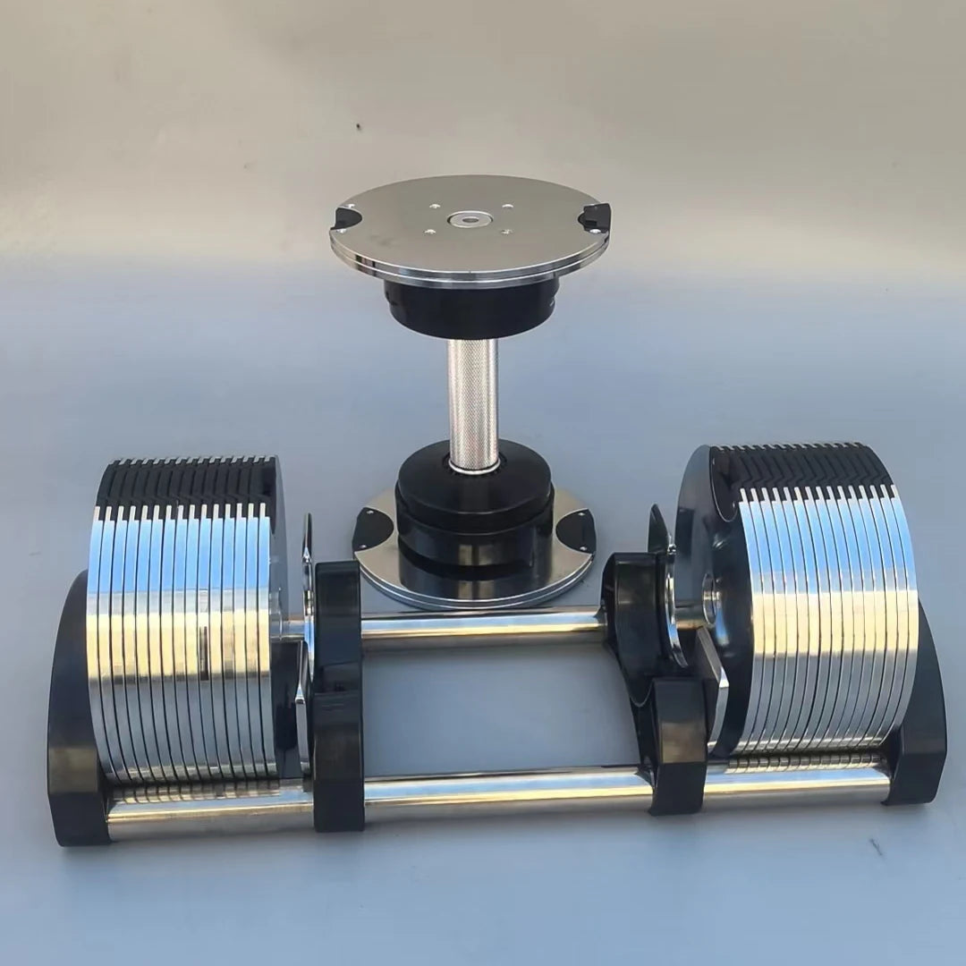 New 36KG Adjustable Dumbbells Home Electroplating 1KG Incremental Dumbbell Pure Steel Plate biceps Exercise Adjustable Dumbbell