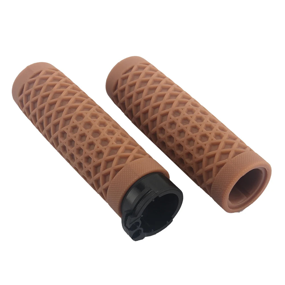 Motorcycle Handlebar Hand Grips 1" 25mm Rubber Handlebars For Harley Sportster 883 1200 Softail Slim Fatboy Touring Street Glide
