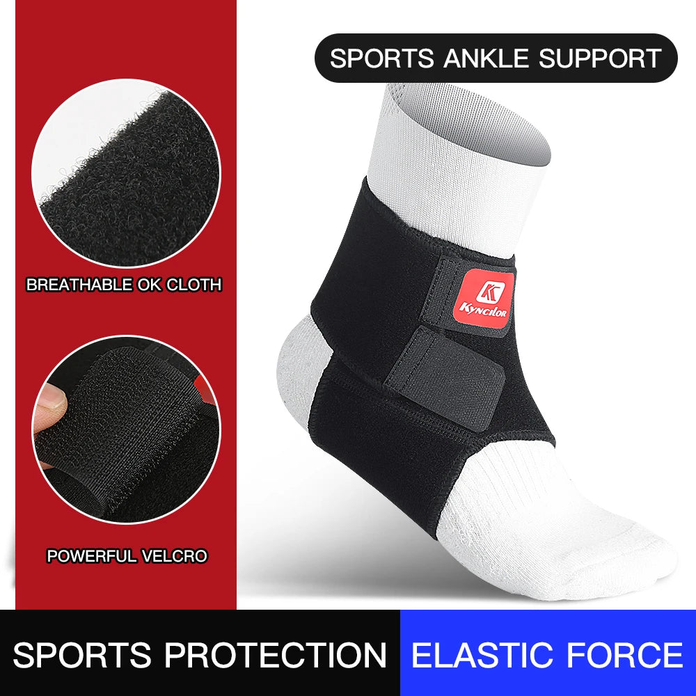 1Pair Sport Ankle Stabilizer Brace Compression Ankle Support Tendon Pain Relief Strap Foot Sprain Injury Wraps Run Basketball