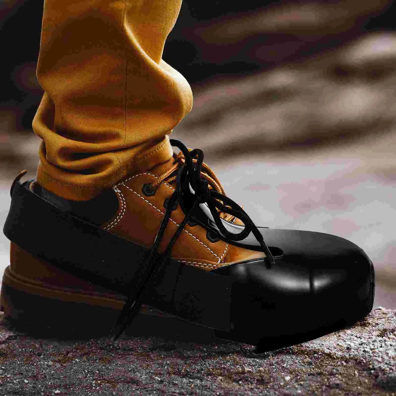 2 Pairs Safety Overshoes Non Slip Work Shoes Men Women Protective Shoe Covers Caps Labor Insurance Overshoes Durable