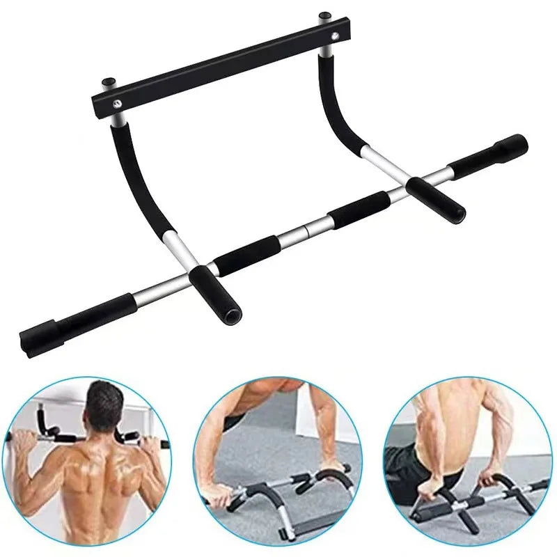 Doorway Pull Up Bar Home Gym Equipment Adjustable Strength Training For Men Women Indoor Fitness Non-Slip Grip