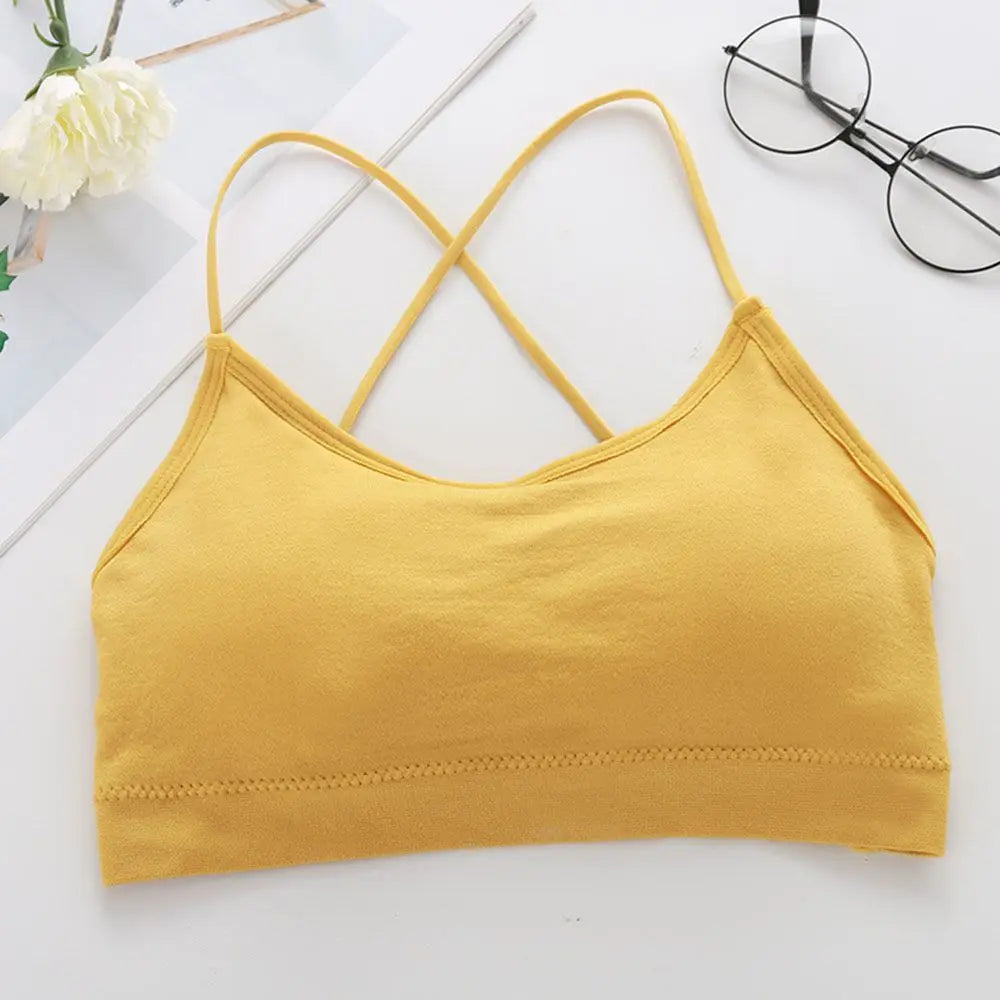 Women Cross Strap Sports Bra Push Up Sport Bra Top Yoga Gym Crop Top Brassiere Femme Fitness Top Sport Bh Breathable Bras