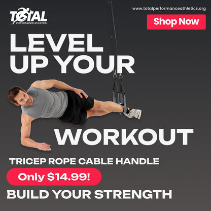 Tricep Rope Cable Attachment – Push/Pull Gym Handle