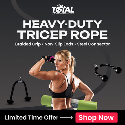 Tricep Rope Cable Attachment – Push/Pull Gym Handle