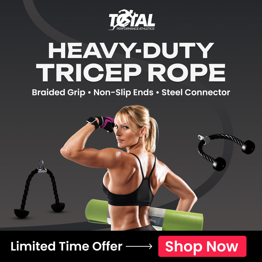 Tricep Rope Cable Attachment – Push/Pull Gym Handle