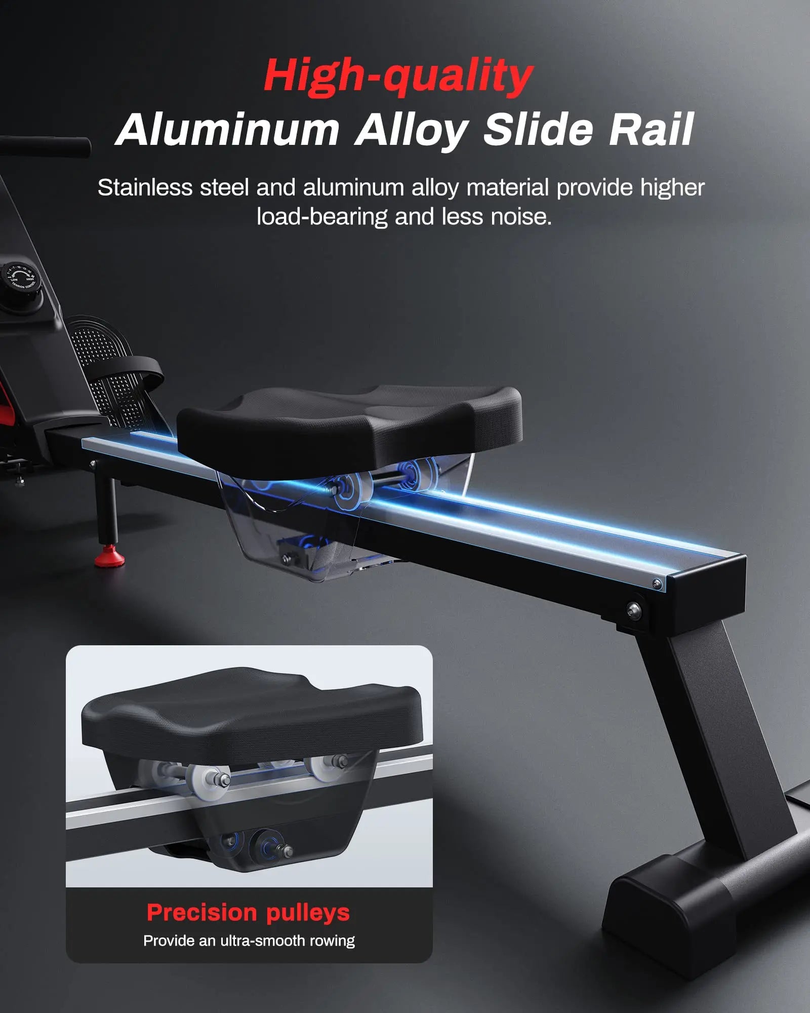 UTRYUP Magnetic Rowing Machines R05 Water Rower R10 16 Levels Quiet Resistance Foldable Compact Rowing Machine Home Gym Fitness