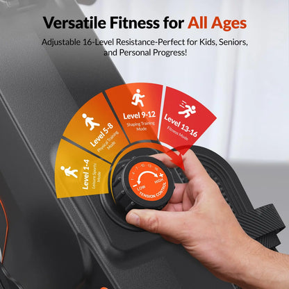 UTRYUP Magnetic Rowing Machines R05 Water Rower R10 16 Levels Quiet Resistance Foldable Compact Rowing Machine Home Gym Fitness