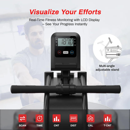 UTRYUP Magnetic Rowing Machines R05 Water Rower R10 16 Levels Quiet Resistance Foldable Compact Rowing Machine Home Gym Fitness