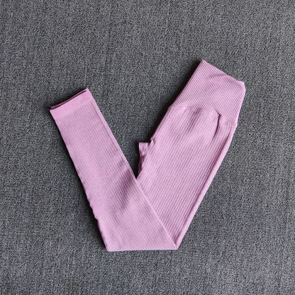 New Yoga Pants Sports Clothing Seamless Legging Solid High Waist Full Length Workout Leggings for Fittness Yoga Leggings