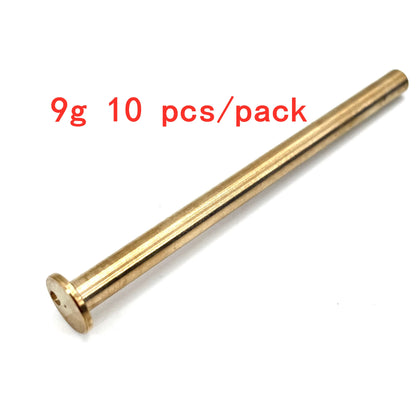 10Pcs Set Golf Club Weight Head Accessories Shaft Plug Assembling Kits Copper Nail Brass Swing Carbon/steel Size .370/.335/.350