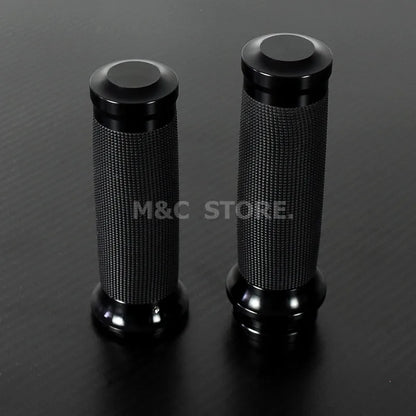 Motorcycle Electronic Grips 1"25mm Black Hand Grips For Harley Touring Road King Glide FLHR Breakout CVO Ultra Limited FLHTK