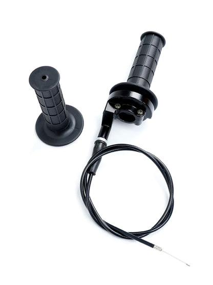 Motorcycle Grips 7/8" 22mm Hand Grip With Throttle With Twist Cable For ATV Quad Pit Dirt Bike Motocross Racing