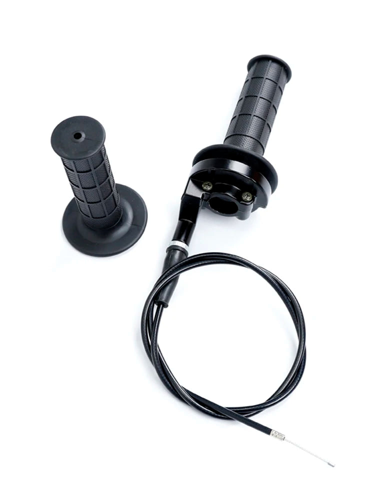 Motorcycle Grips 7/8" 22mm Hand Grip With Throttle With Twist Cable For ATV Quad Pit Dirt Bike Motocross Racing