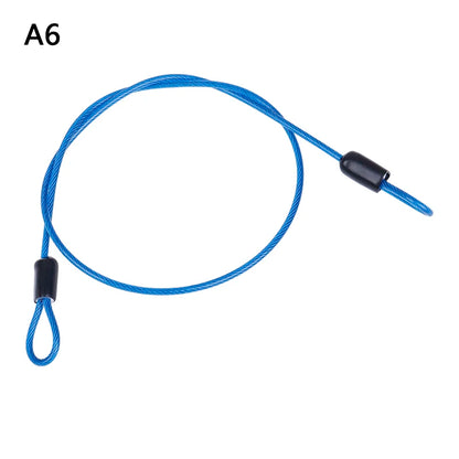 Safety Cable Steel Wire Rope 0.5/1M For Outdoor Sports Bike Lock  Guard Security Luggage