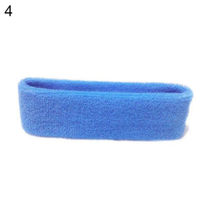 Unisex Sports Yoga Sweatband Summer Headband Fashion Gym Stretch Hair Band Sports Safety Sweat band
