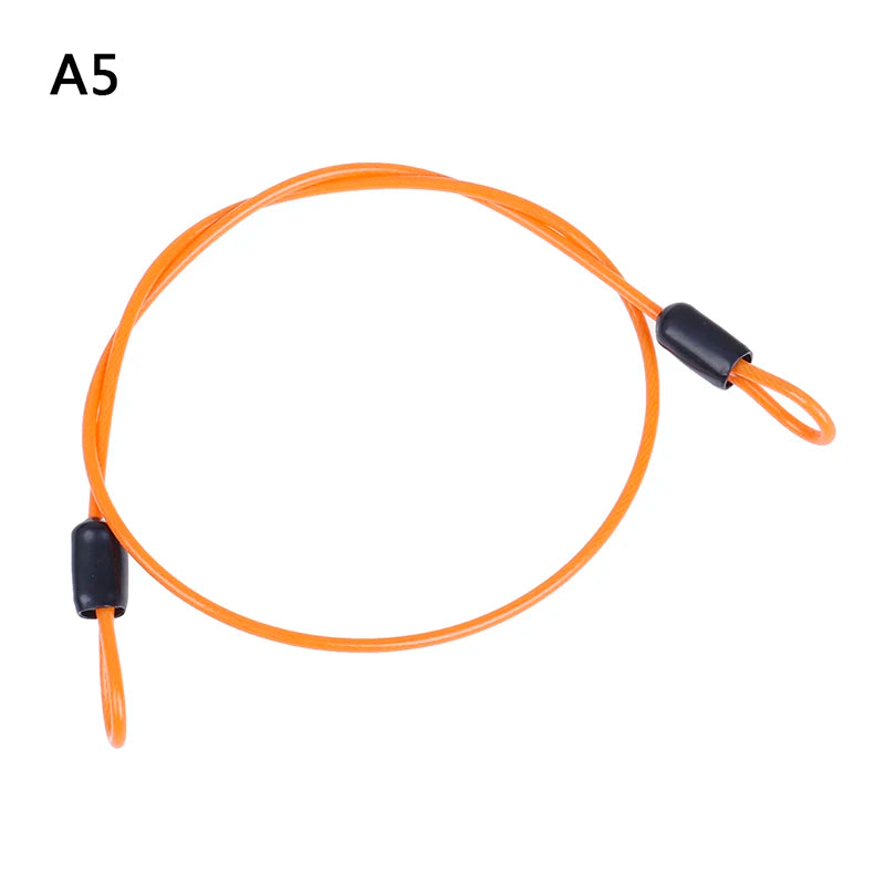 Safety Cable Steel Wire Rope 0.5/1M For Outdoor Sports Bike Lock  Guard Security Luggage
