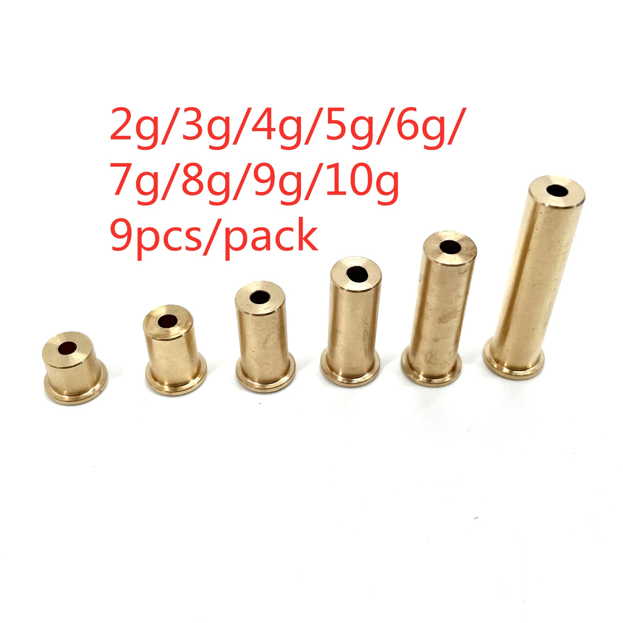 10Pcs Set Golf Club Weight Head Accessories Shaft Plug Assembling Kits Copper Nail Brass Swing Carbon/steel Size .370/.335/.350