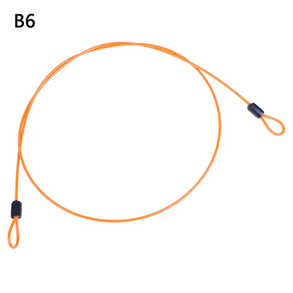 Safety Cable Steel Wire Rope 0.5/1M For Outdoor Sports Bike Lock  Guard Security Luggage