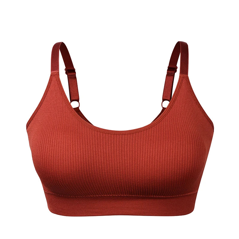 Sports Yoga Bra Women Seamless Padded Sports Bra Fitness Running Gym Bra Sports Underwear Push Up Sport Bra for Cup A B