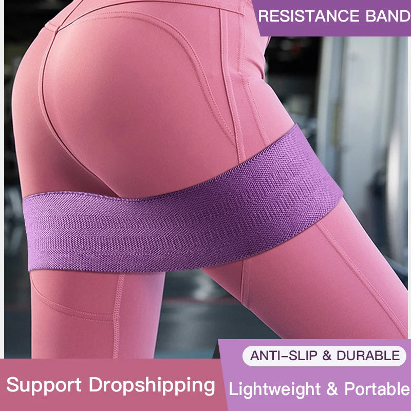 Fitness Resistance Bands Rubber Band Buttocks Expansion Fitness Elastic Expander Home Exercise Sport Equipment