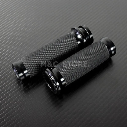 Motorcycle Electronic Grips 1"25mm Black Hand Grips For Harley Touring Road King Glide FLHR Breakout CVO Ultra Limited FLHTK