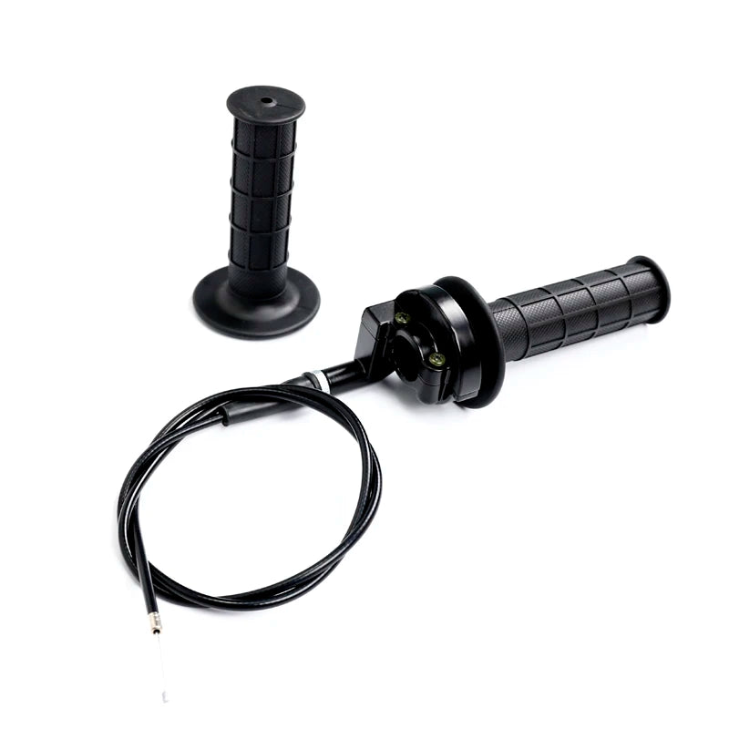 Motorcycle Grips 7/8" 22mm Hand Grip With Throttle With Twist Cable For ATV Quad Pit Dirt Bike Motocross Racing