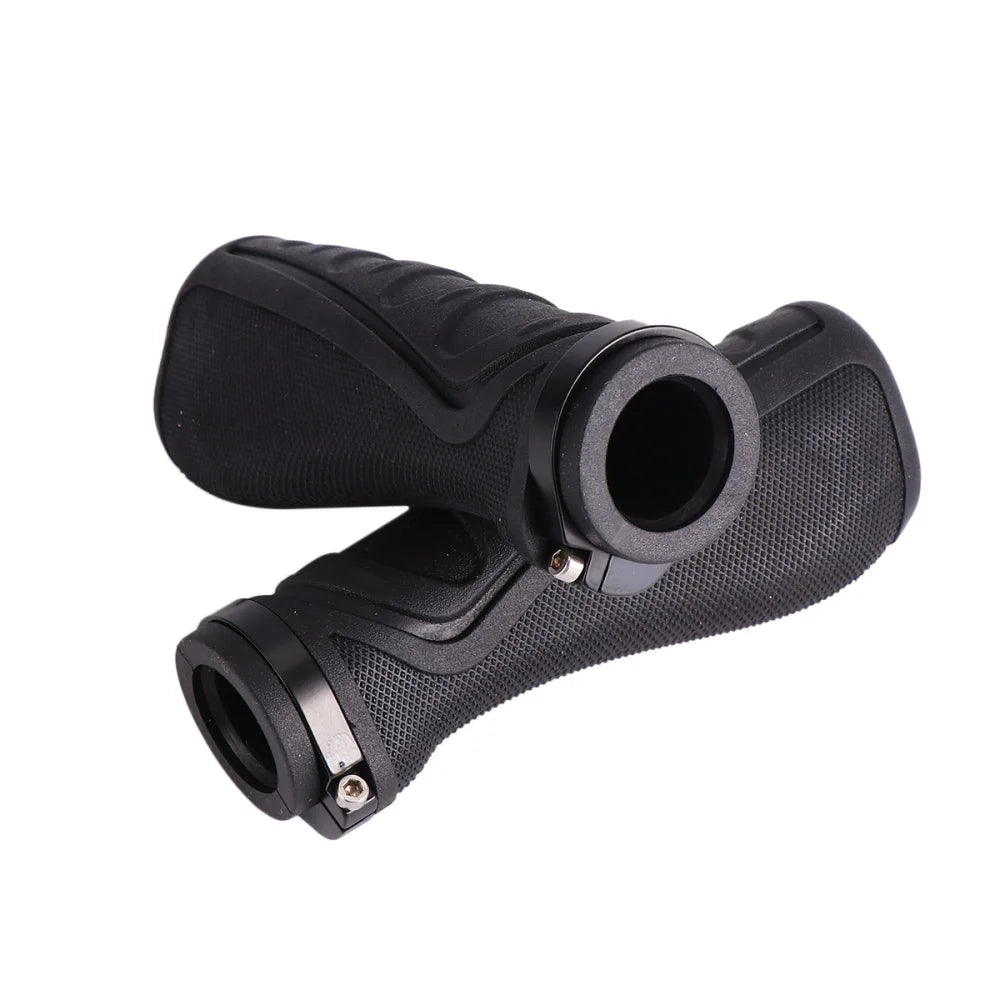 2 Pcs Durable Rubber Non Slip Bike Handlebar Grips Mountain Bicycle Grips With Anti Skid Surface Universal Fit Cycling