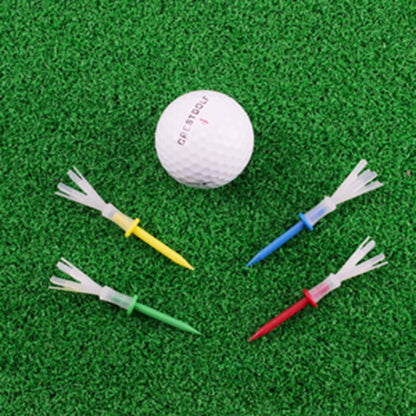 CRESTGOLF Multi Color Plastic Golf Tees 3-1/4 Inches Golf Tees 3.25'' Tee 4 Yards Golf Accessories 12pcs/Lot