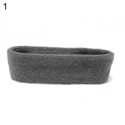 Unisex Sports Yoga Sweatband Summer Headband Fashion Gym Stretch Hair Band Sports Safety Sweat band